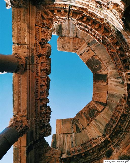 2nd century AD architecture...  instagood  webstapick  photooftheday ... (Baalbek , Roman Temple , Lebanon)