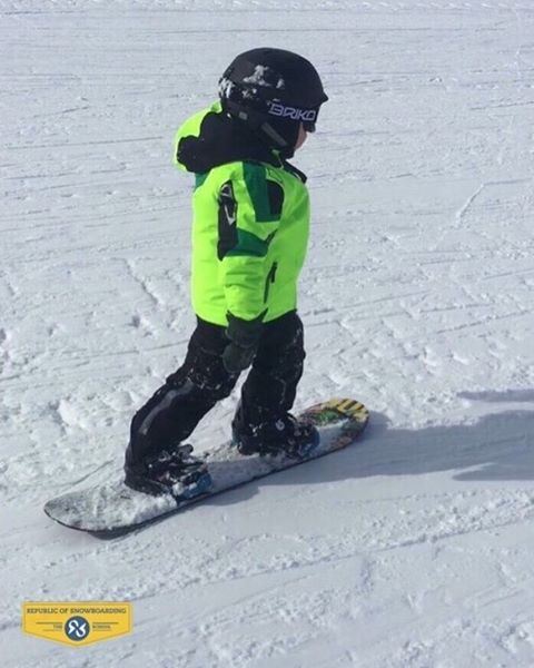 3-year-old ROS student Ghaith Fawaz following in Mum's footsteps to... (Mzaar Ski Resort)