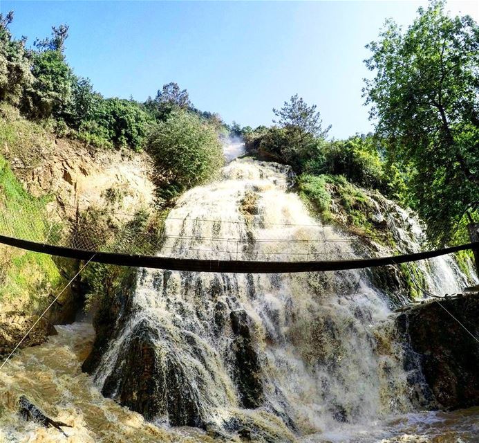  3younelsamak  Waterfall  Akkar  NorthLebanon  Lebanon livelovelebanon ... (Ouyoun El Samak Waterfalls)