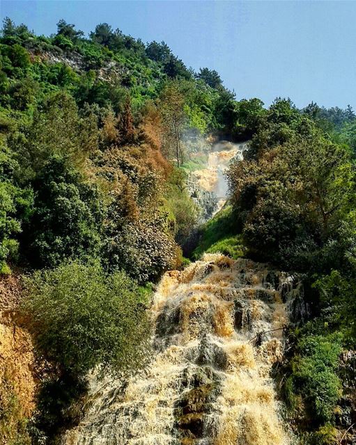  3younelsamak  Waterfall  Akkar  NorthLebanon  Lebanon livelovelebanon ... (Ouyoun El Samak Waterfalls)