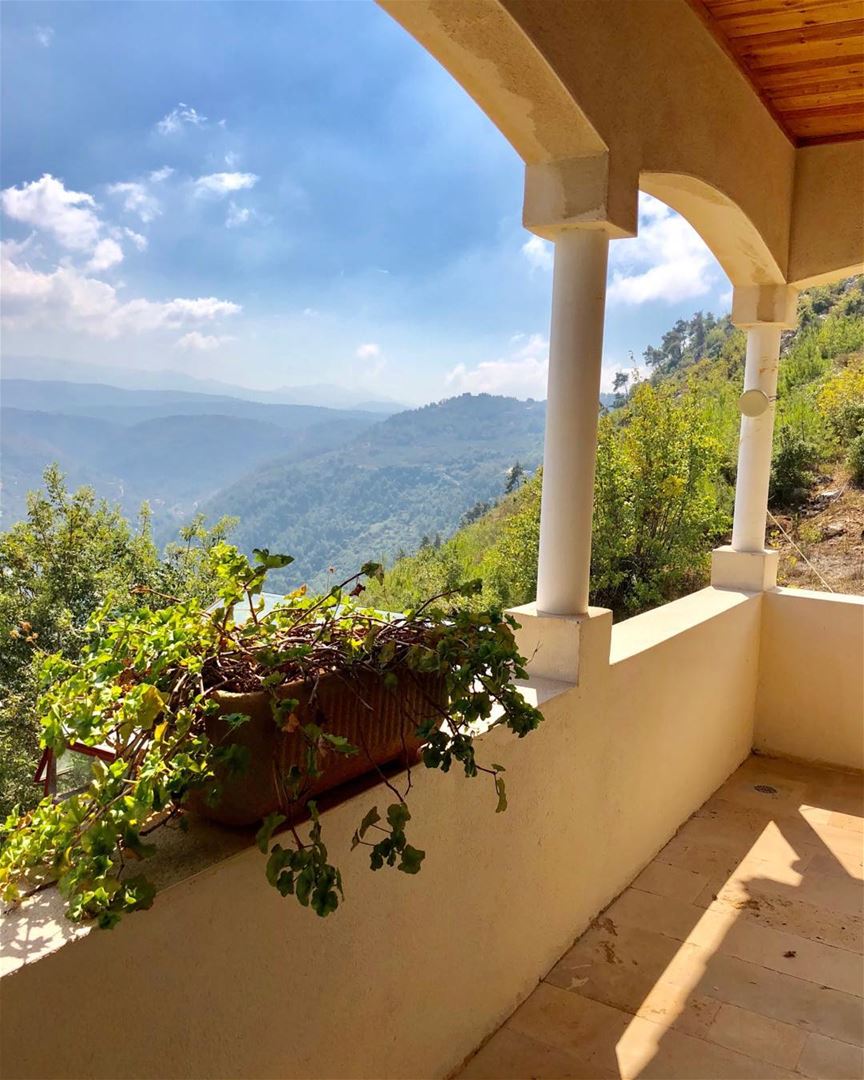 50% of Lebanese lifestyle is on one’s terrace or balcony, with a view of... (Debbiyé, Mont-Liban, Lebanon)