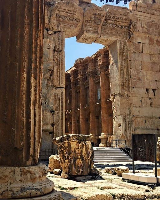 9000 years of civilization 💙--------------------------------------------- (Baalbek, Lebanon)