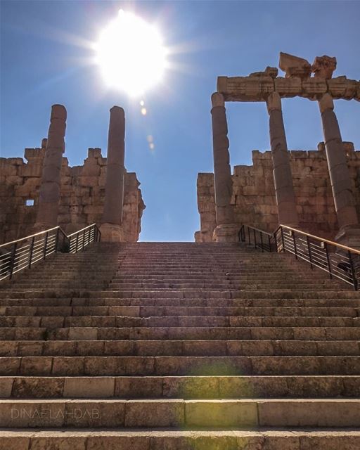 🌞_________________ lebanon  lebanon_hdr  sunlight  romantemple  baalbek... (Baalbeck, Béqaa, Lebanon)