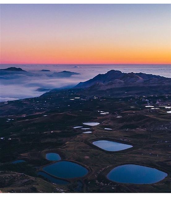 ________________________/MONDAY 20th AUGUST 2018\🌅Sunset over the... (Akoura, Mont-Liban, Lebanon)