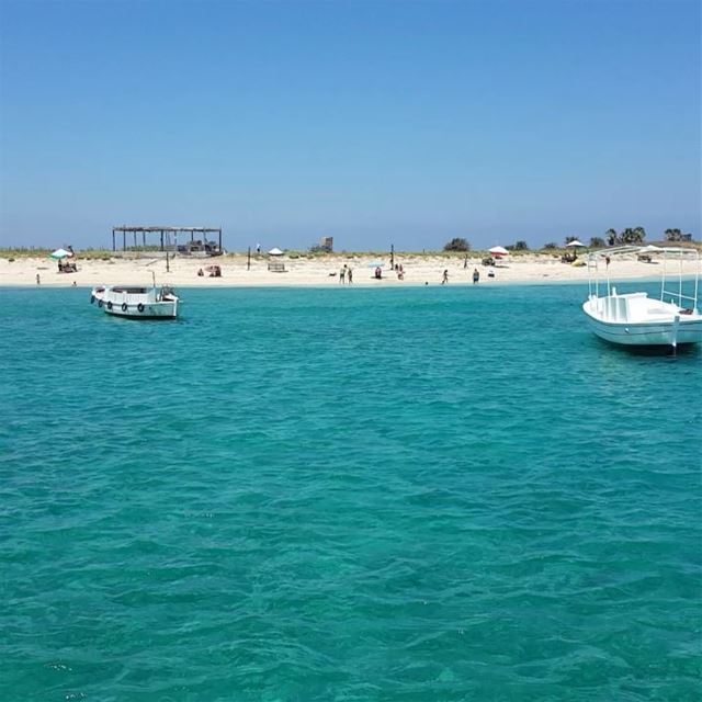 A beatiful sunny sunday needs to be spent in  a beautiful island in a... (Palm Islands- El Mina Lebanon)