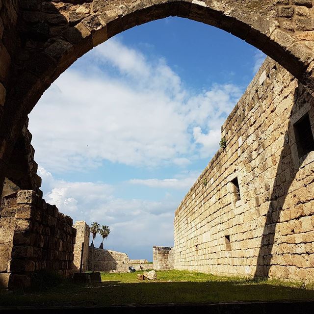 A beautiful day in the Citadel Raymond St. Gilles in Tripoli....