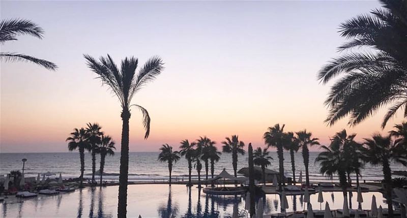 A beautiful Sunset mistaken for a Dawn.. You can have both soon.. 🌊🌴 (Pangea Beach Resort)