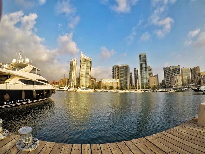 A boat in port is safe , but that's not what boats are build for....... (Beirut, Lebanon)