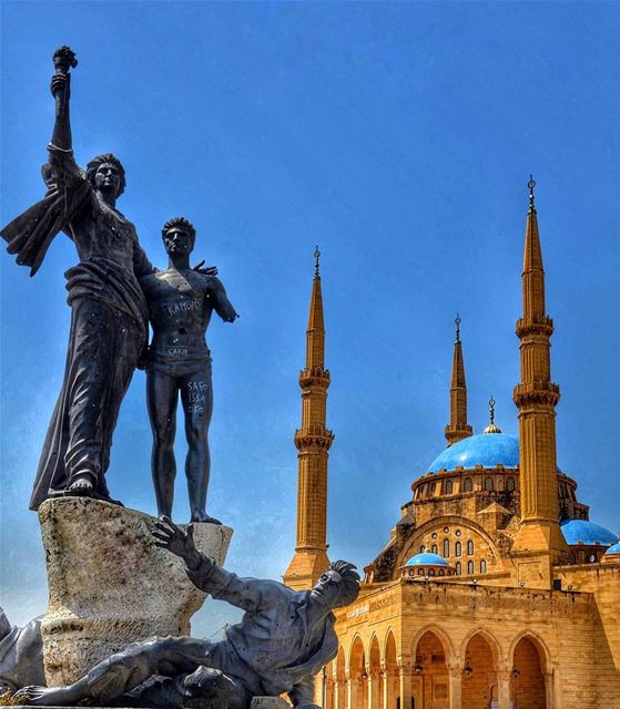 A city full of charm & history ❤️ ... (Downtown, Beirut, Lebanon)