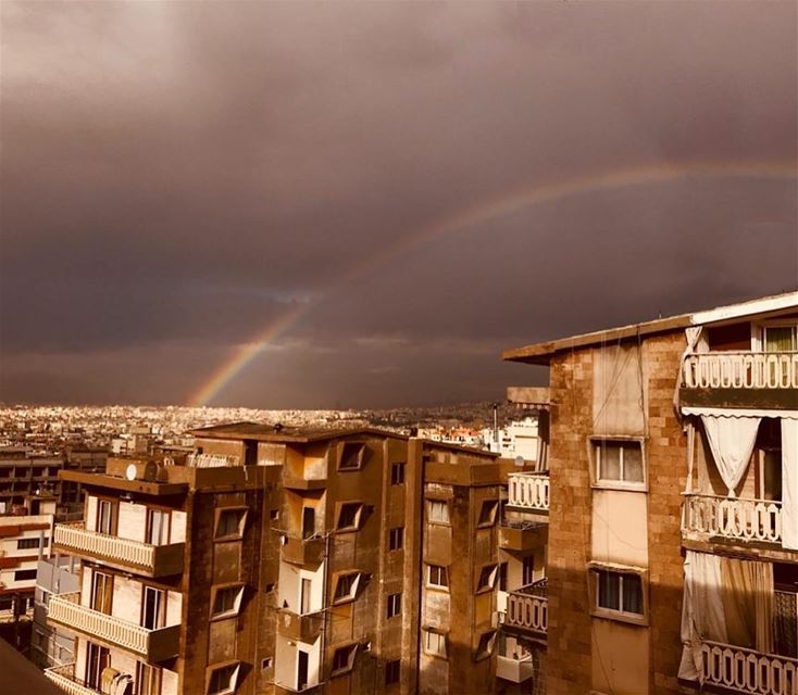 A colorful morning 🌈🌈  photography  photographer  photographylovers ... (Choueifat, Lebanon)