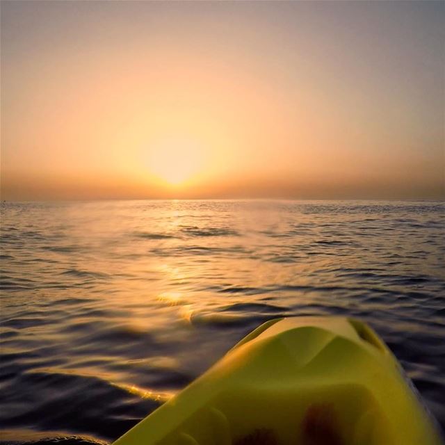 A distant horizon, a moment of light, a held expression - feel the freedom... (Surf Shack Lebanon)