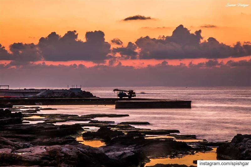 A dream, a reflection........ sunsets  Lebanon  sunlight  Lebanese... (Manara Beyrouth)