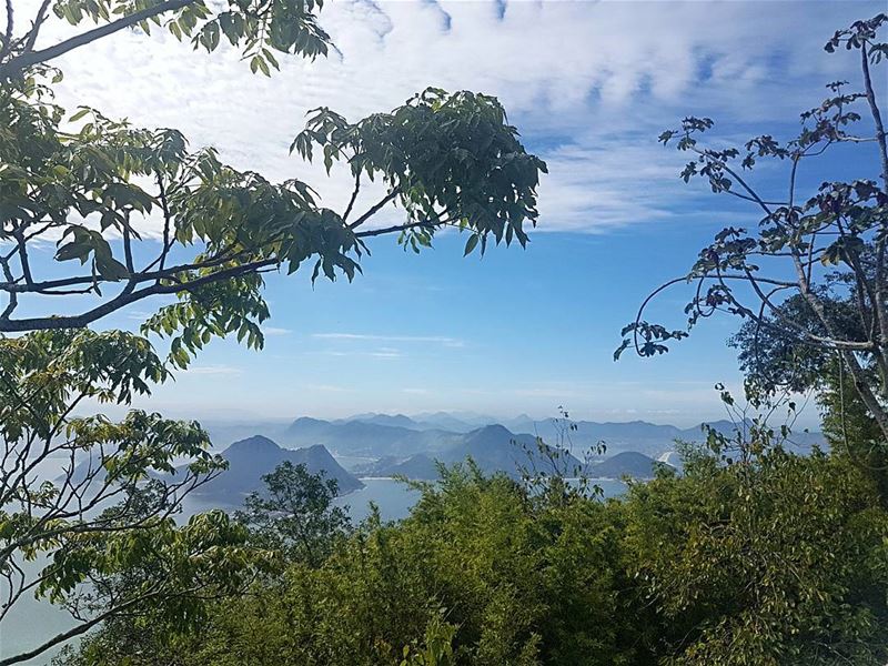 A glimpse of  heaven  postcard  view from  Rio  sugarloafmountain ... (Pão De Açucar - Sugar Loaf Mountain)