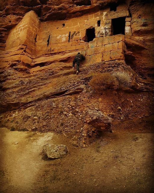 A great  adventure of life begins when you don't  give_up and face all ... (El Hermel, Béqaa, Lebanon)