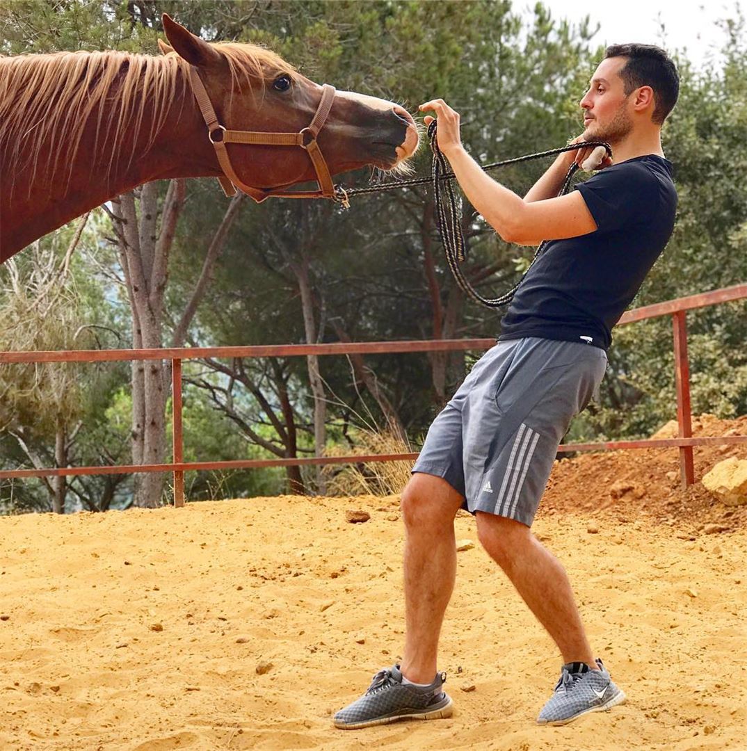 A  horse bond 🐎  ArabianHorse  WAHO  Lebanon ... (Beit Meri, Mont-Liban, Lebanon)