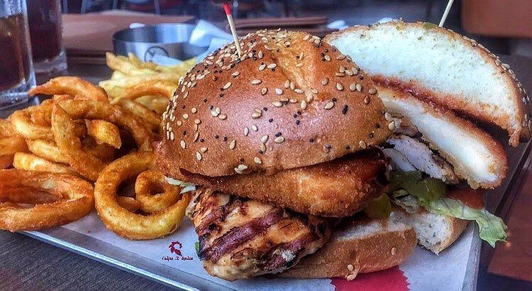 A killer burger 🍔.=================📍 @crepaway .=================... (Lebanon)