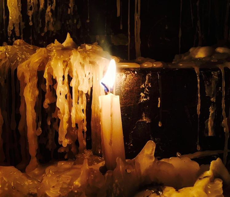 A little bit of light pushes away a lot of darkness... light candle... (Annaya - Saint Charbel.)