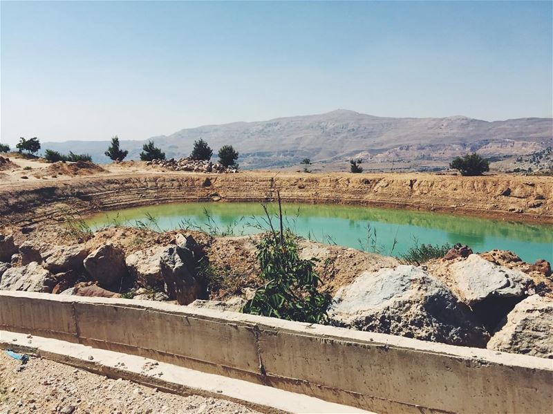 A little division water  livelovebeirut  proudlylebanese ... (Mount Sannine)