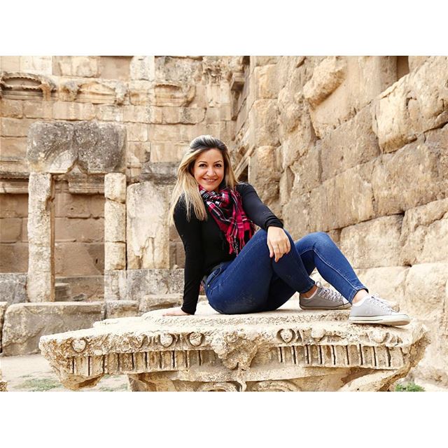 “A lot of people are afraid to say what they want. That’s why they don’t... (Baalbek , Roman Temple , Lebanon)
