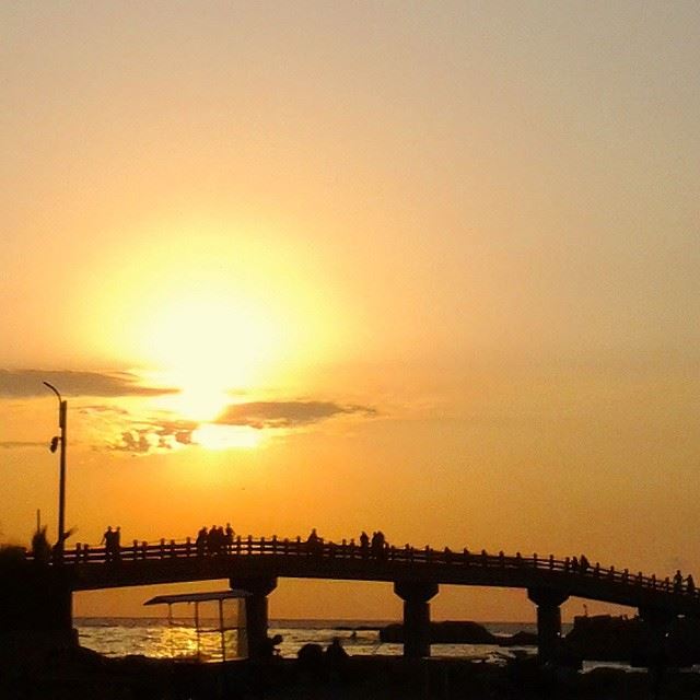 A majestic golden sunset.....  TripoliLB  Tripoli  ElMina  Golden  Lebanon...