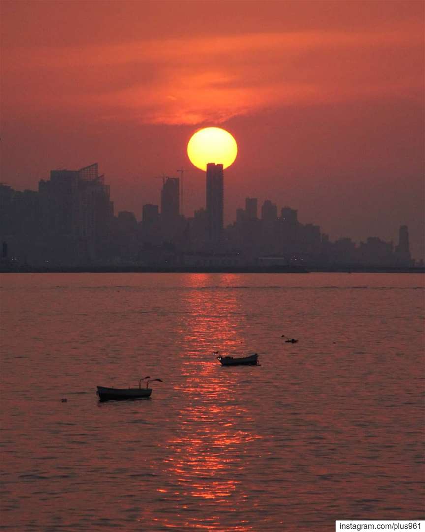 A new sunset, a new hope 🌅 ... (Beirut, Lebanon)