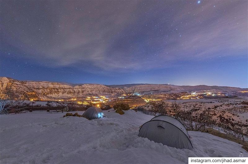 A night to remember!!!🤓🤓... (Akoura, Mont-Liban, Lebanon)