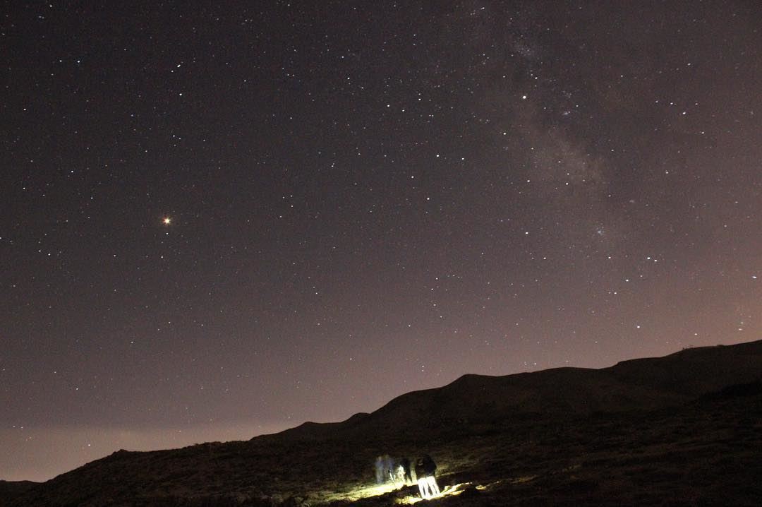 A night under the stars milkyway  mars  stars  sky  night  outdoors ... (Wardeh Kfardebian)