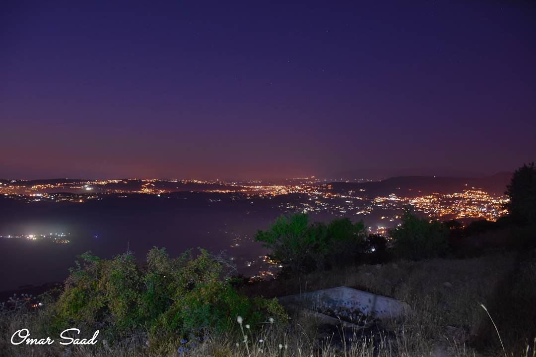 A night view of Falougha from Sawfar  nightshot  nightlandscape  falougha ... (Sawfar, Mont-Liban, Lebanon)