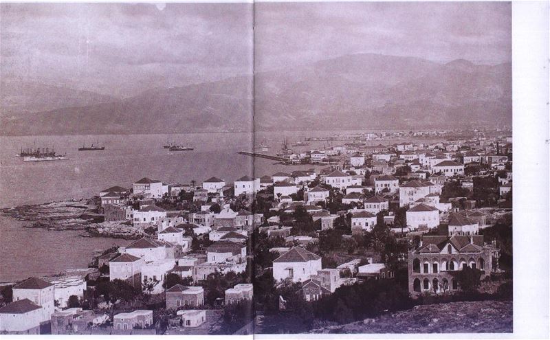 A panoramic photo for Cornish Beirut  1940s 