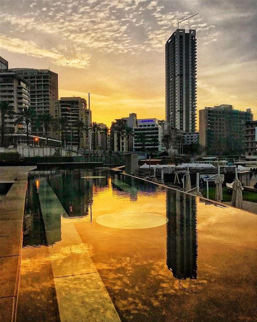 A peaceful Lebanese Evening 😍💛By @ahmad_halablab  ZaytounaBay ... (Zaitunay Bay)