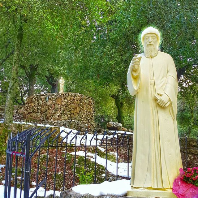 A peaceful place St Charbel pray for us 🙏... stcharbel  prayforus ... (St Charbel Aanaya)