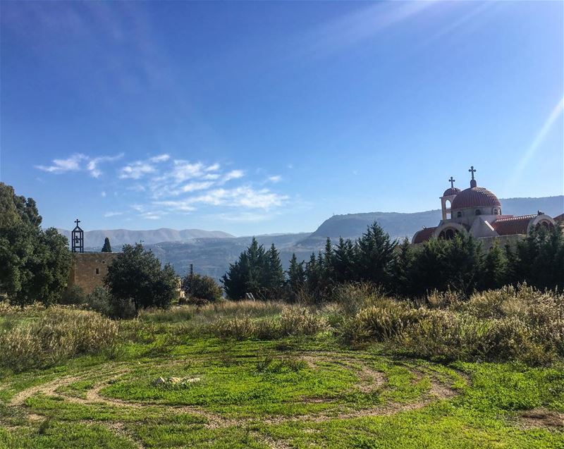 A  peaceful sunday 💚 _____________________________________ Maronite ... (`Ain Trez, Mont-Liban, Lebanon)