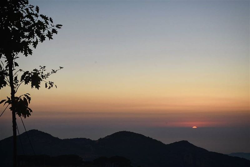 a  perfect  sunset 💕 (Hadath El-Jubbah, Liban-Nord, Lebanon)