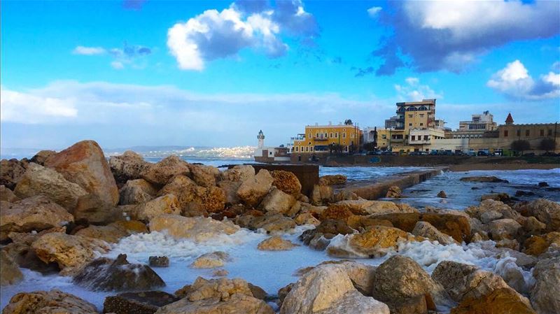 A piece of paradise..TYRE 💙.. like4like  likeforlike  landscape  old ... (صور - مدينة الأبجدية)