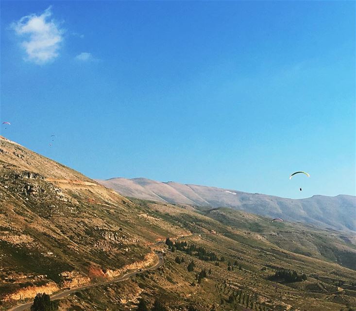 A piece of sky 🇱🇧  arez  bcharre  lebanon  viewoflebanon ... (Cedars of God)