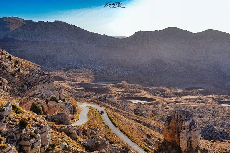A quiet morning drive. lebanonspotlights  nikon  ig_lebanon ... (El Laklouk, Mont-Liban, Lebanon)