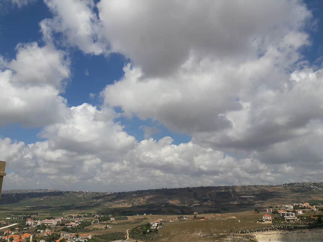 A really good Morning ❤  clouds  blue  sky  khiam  village ... (Al Khiyam, Al Janub, Lebanon)