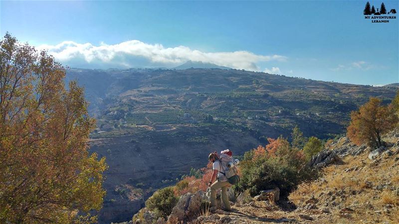 A reward for the uphill hike 🚶Mountain views 🗻😍🍃 myadventureslebanon... (Lebanon)