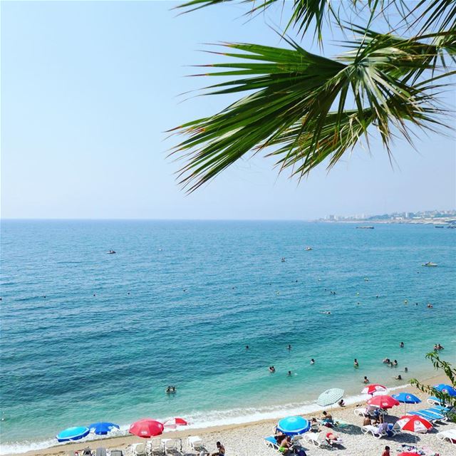 A shy summer breeze in autumn 🌤🍁 byblos  lebanon  sand  splash  sea  ... (Byblos - Jbeil)