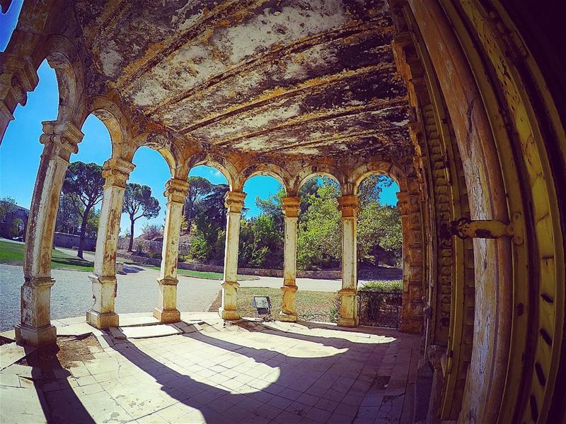 A Small Fairy Tale Castle Since 1909 🔮 donnamaria  sursock  palace ... (Donna Maria Sursock Gardens)