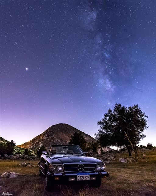 A star amongst the stars ✨ 🌌..... milkyway mars mercedes... (Nabatieh Governorate)