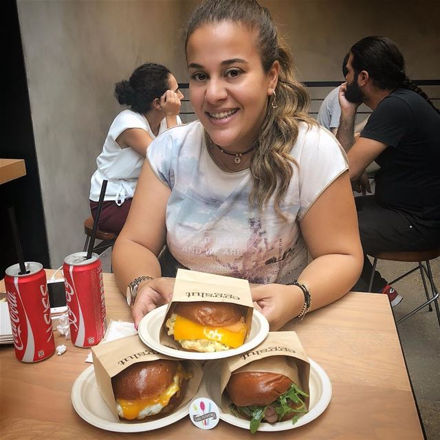 A tasty new experience in hamra 😋😋 u should go and try this place 👌😍 @e (Eggslut Lebanon)
