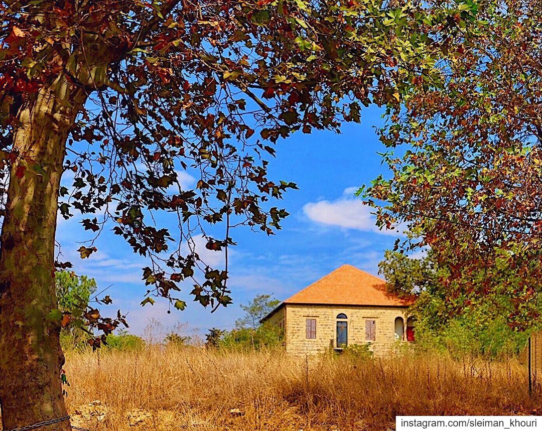 🇱🇧 A traditional old Lebanese house 🏡 •••••••••••••••••••••••••••••••••• (Sawfar, Mont-Liban, Lebanon)