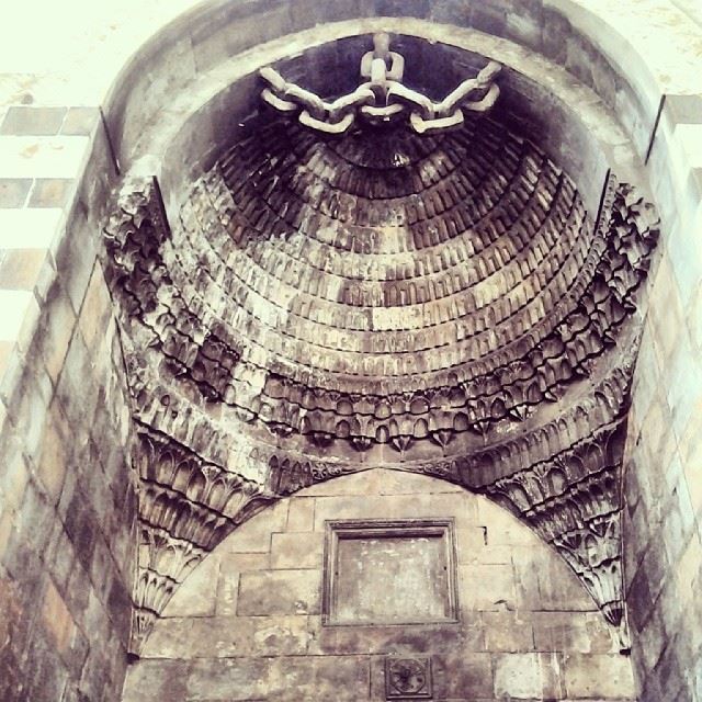 A very old door of a Mamloukian school in the old dowtown of Tripoli...