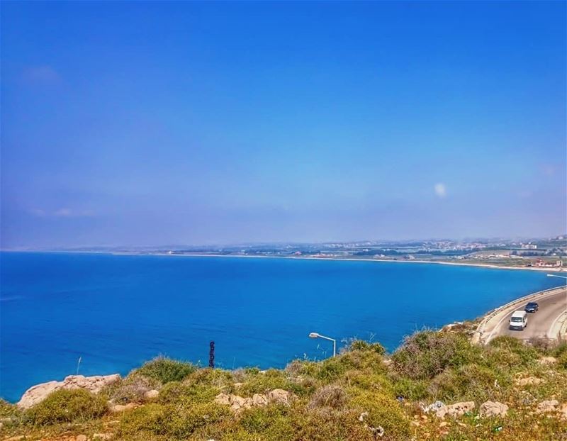 A view like this 💙  takenbyme  ptk_Lebanon  visitlebanon ... (Naqoura)