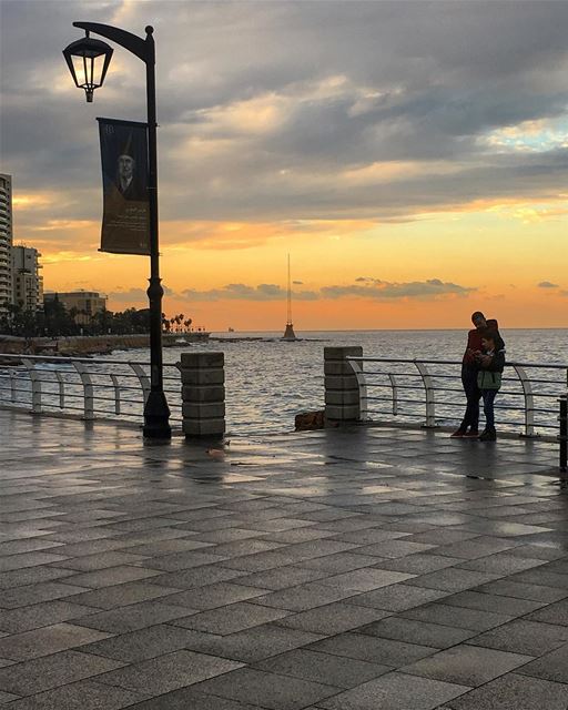 A walk on a beautiful weather  sea  ocean  walk  sports  beirut  cloud ... (Ein el Mraysseh)