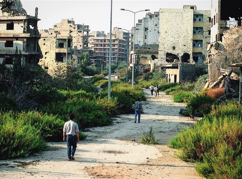 A walk to forget - Post war horror⚠️Can you guess which area in beirut is... (Beirut, Lebanon)