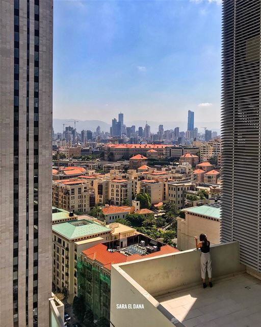 A window overlooking the world 🏙 ... (Downtown Beirut)