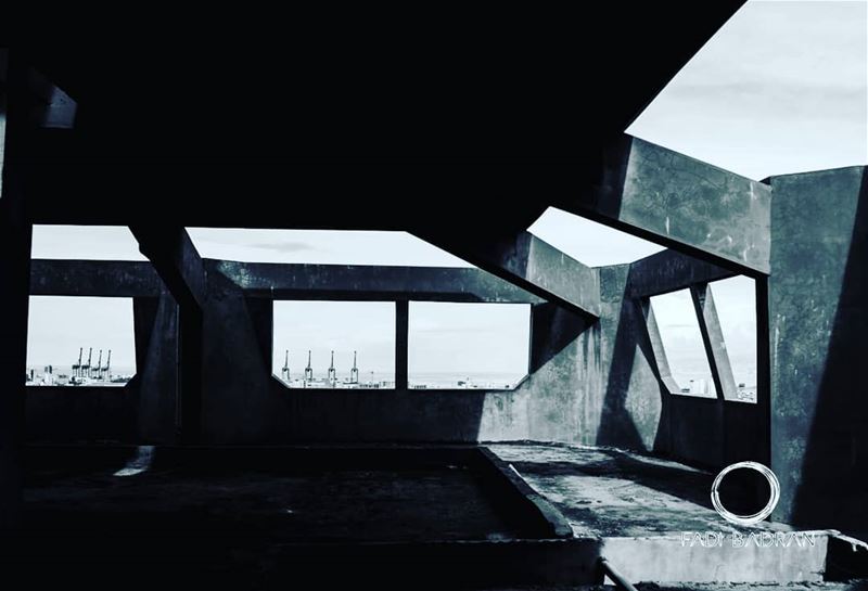 Abandoned Brutalism glitz_n_grime  exploretheglobe   worlderlust ... (Beirut, Lebanon)