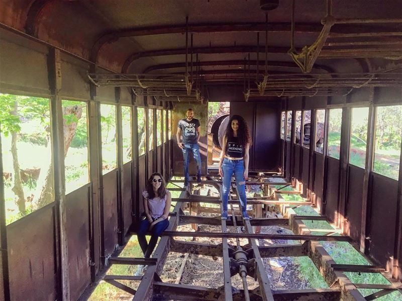 Abandoned train station. 🚂  structure  abandonedplaces  oldtrain  bekaa ...